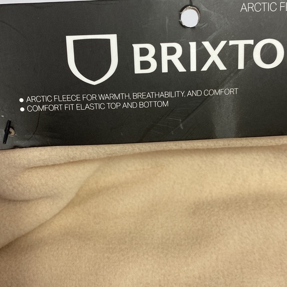 Brixton oatmeal arctic fleece gaiter NWT - Picture 2 of 3